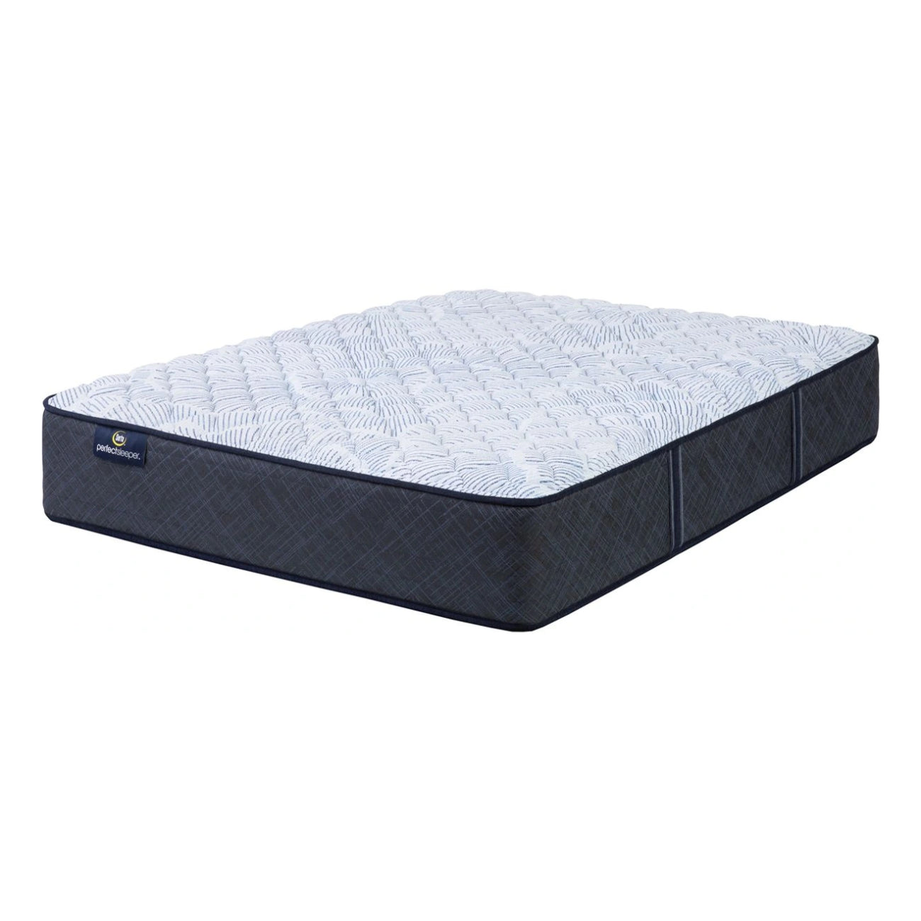 Serta Perfect Sleeper Lagoon Nights Firm King Mattress, Blue/White