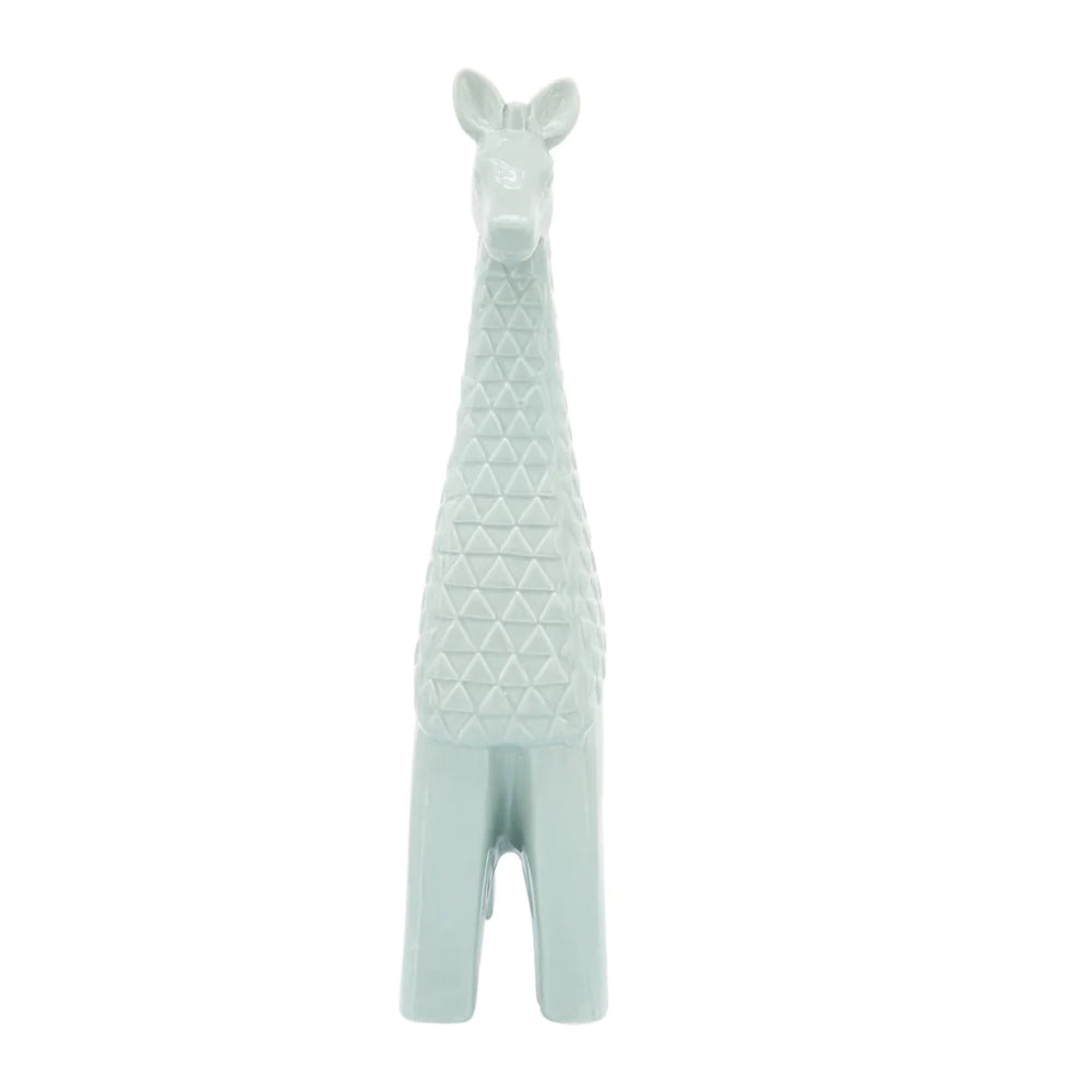 Sagebrook Home Porcelain 17" Llama Statue - Green