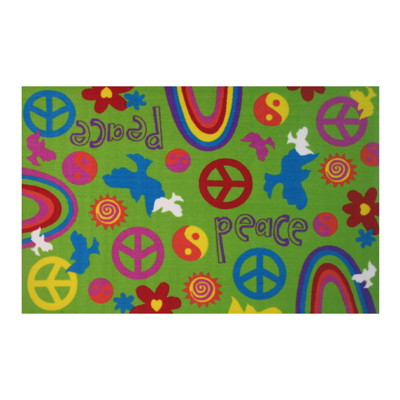 LA Rug 3' x 5' Fun Time Area Rug in Nylon - Multicolor