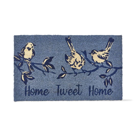 Tag 30" x 18" Home Tweet Home Coir Mat - Blue