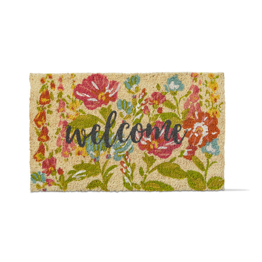 Tag 18" x 30" Welcome Blossom Coir Mat - Multicolor