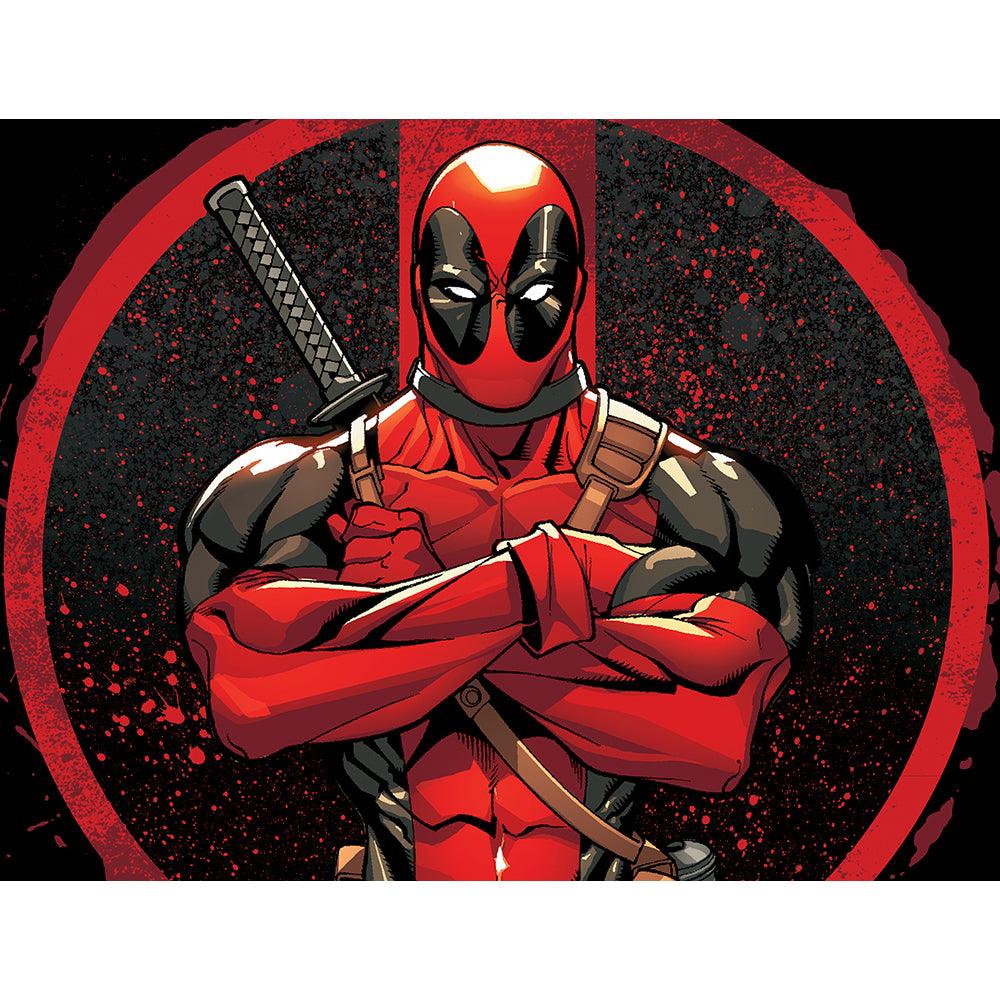 Alfombra con el símbolo de Deadpool de Disney, 4 x 6 pulgadas