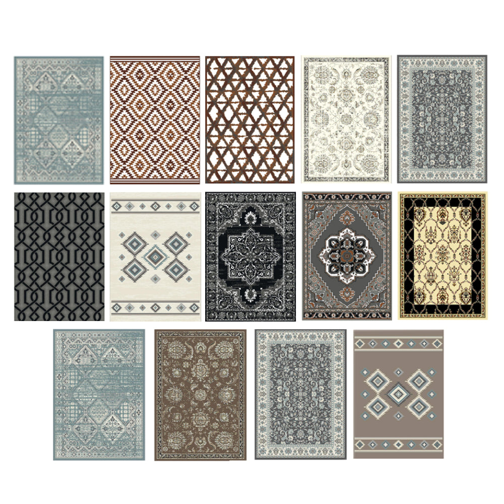 Dahdoul 5' x 8' Deco Area Rug in Polypropylene - Assorted