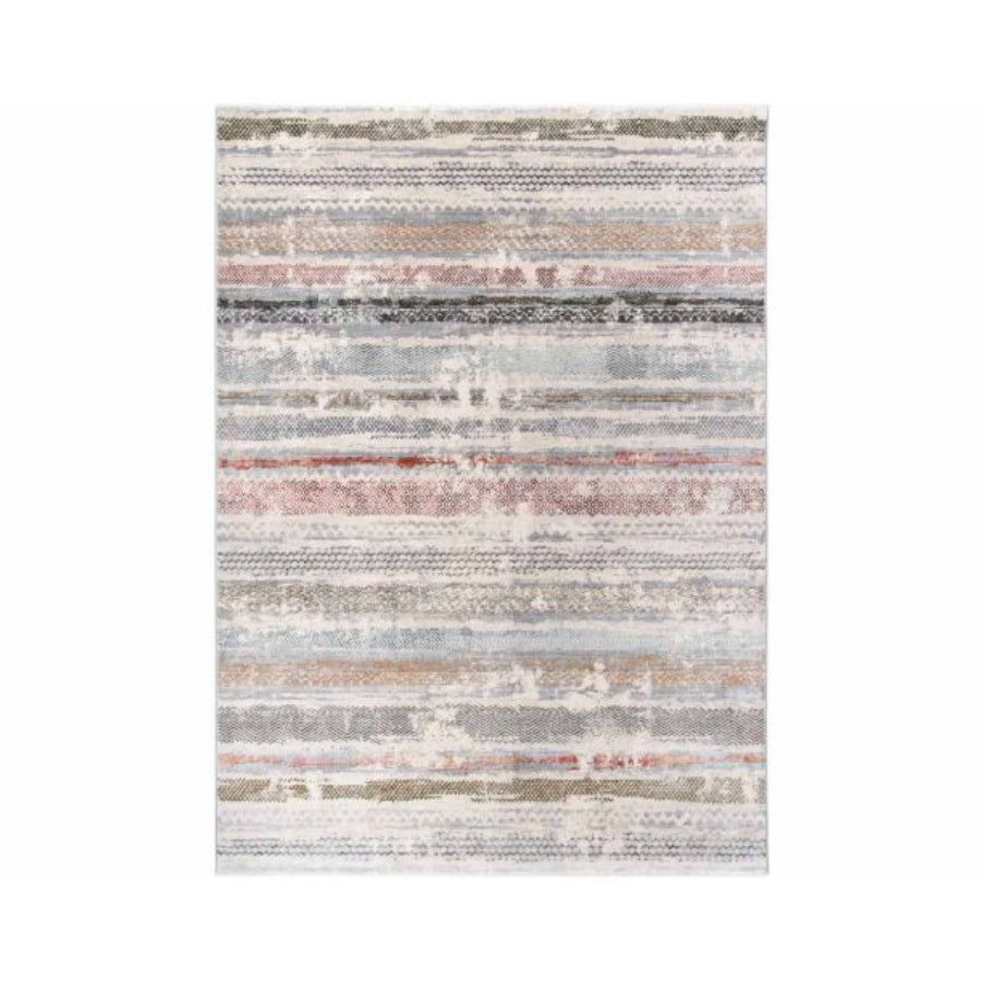 Tufan 5' 3" x 7' 7" Ardal-01 Power Loomed Rectangle Rug in Polyester and  Polypropylene - Multicolor