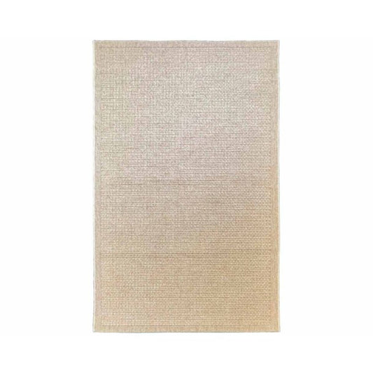 Tufan 4' x 6' Element-01 Power Loomed Rectangle Rug in Polypropylene - Beige