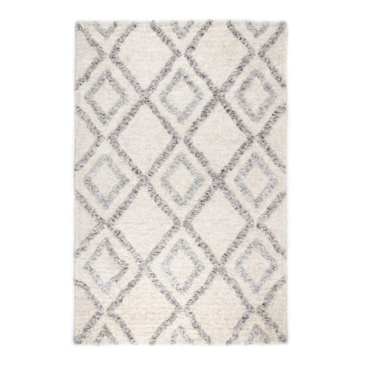 Tufan 8' x 10' Romance-02 Hand Tufted Rectangle Rug in Polyester Pile - Multicolor