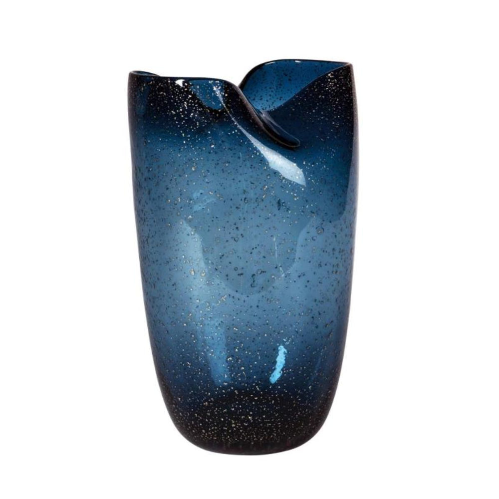 Ashley Furniture Didrika 12" Glass Vase - Blue