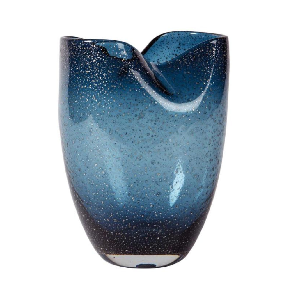 Ashley Furniture Didrika 9" Glass Vase - Blue