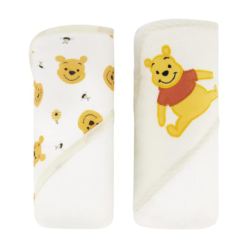 Disney Winnie the Pooh Hooded Towel Set (Pack of 2) - Multicolor