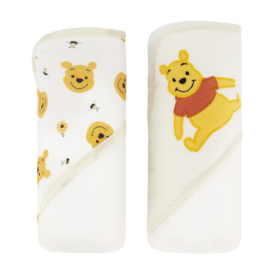 Juego de toallas con capucha de Disney Winnie the Pooh (paquete de 2) - Multicolor