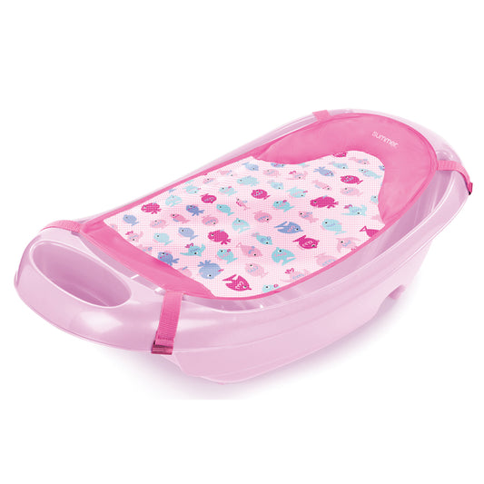 Bañera para recién nacidos y niños pequeños Summer Infant Splish N Splash - Rosa claro