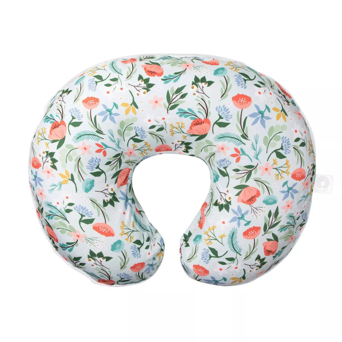 Funda de almohada de lactancia original Boppy Premium - Mint Flower Shower