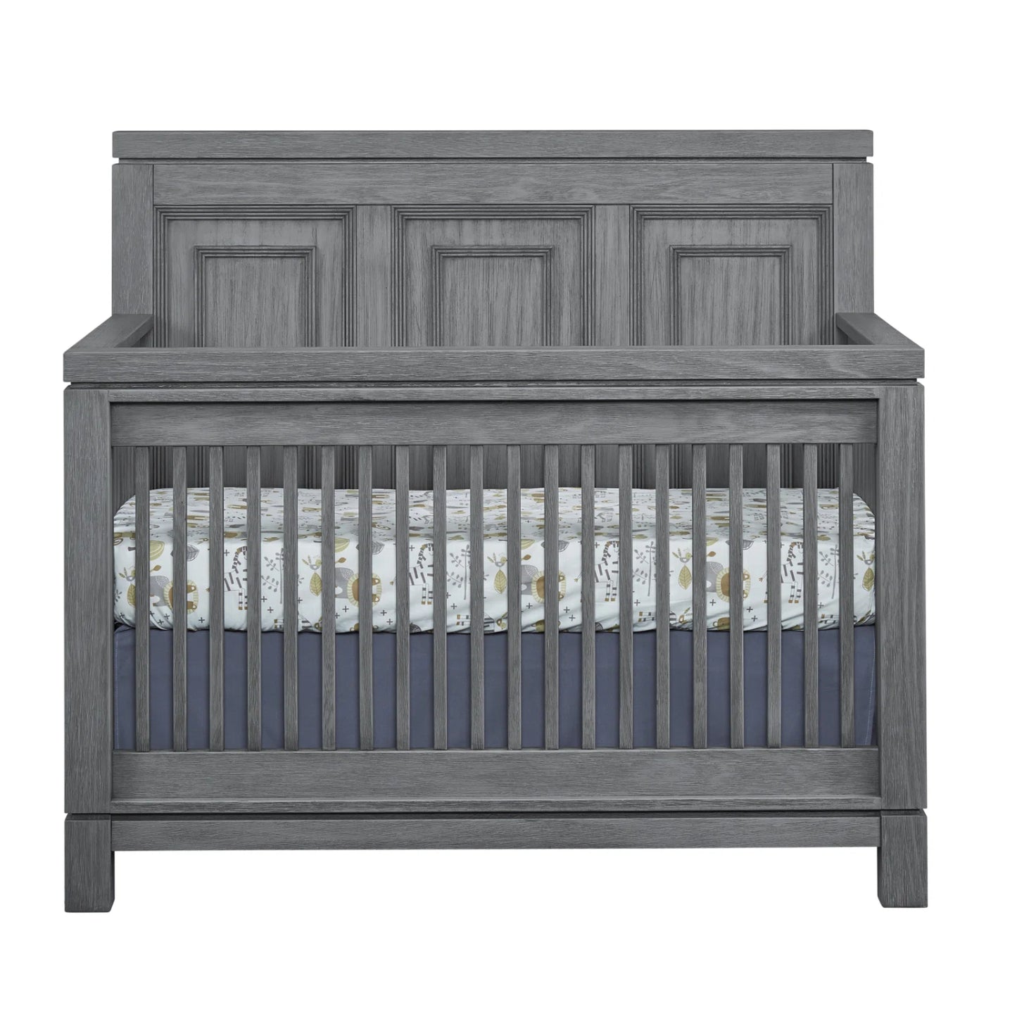 Soho Baby Manchester Rustic Gray 4-in-1 Convertible Crib