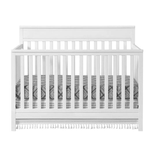 Cuna convertible 4 en 1 Oxford Baby Castle Hill Barn en color blanco