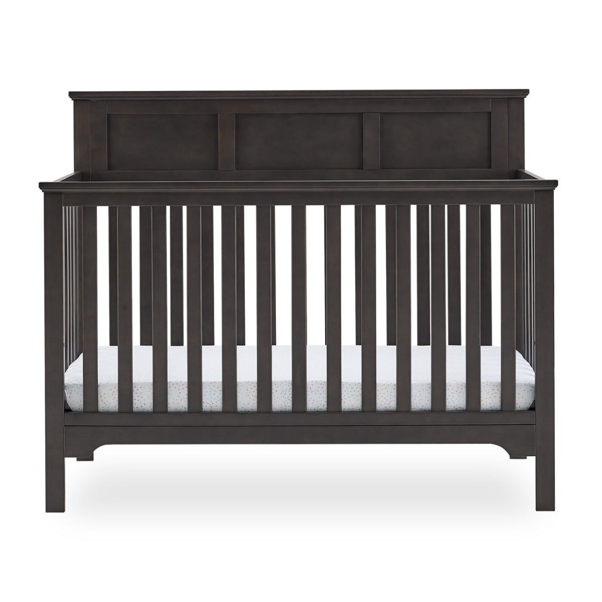 Cuna convertible de madera 6 en 1 en gris piedra Sweet Beginnings Hart de Delta Children