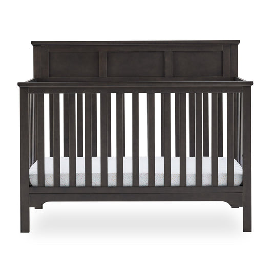 Cuna convertible de madera 6 en 1 en gris piedra Sweet Beginnings Hart de Delta Children