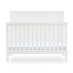 Cuna convertible de madera blanca 6 en 1 con parte superior plana Sweet Beginnings de Delta Children