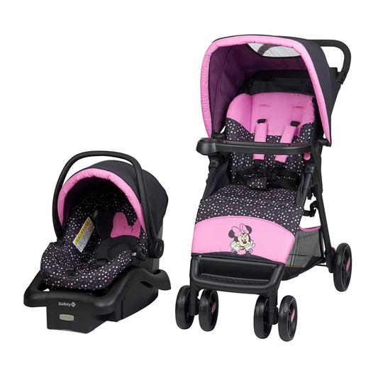 Disney Baby Simple Fold LX Travel System - Minnie Dot Party