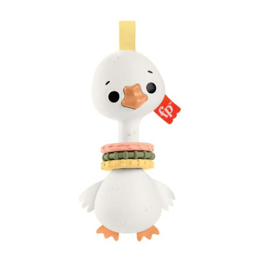 Fisher-Price Clack & Quack Goose Baby Toy with Fine Motor Activity - Multicolor