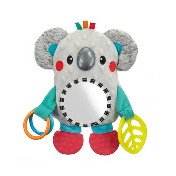 Espejo sensorial colgante para cochecito con forma de koala de 14,5" de Sassy