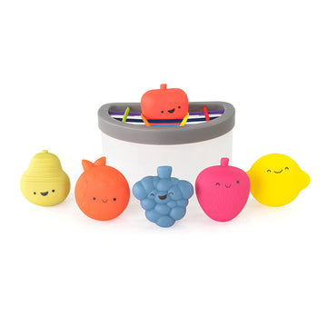 Frutas con textura Sassy Fruit Fill N' Spill (6 piezas)