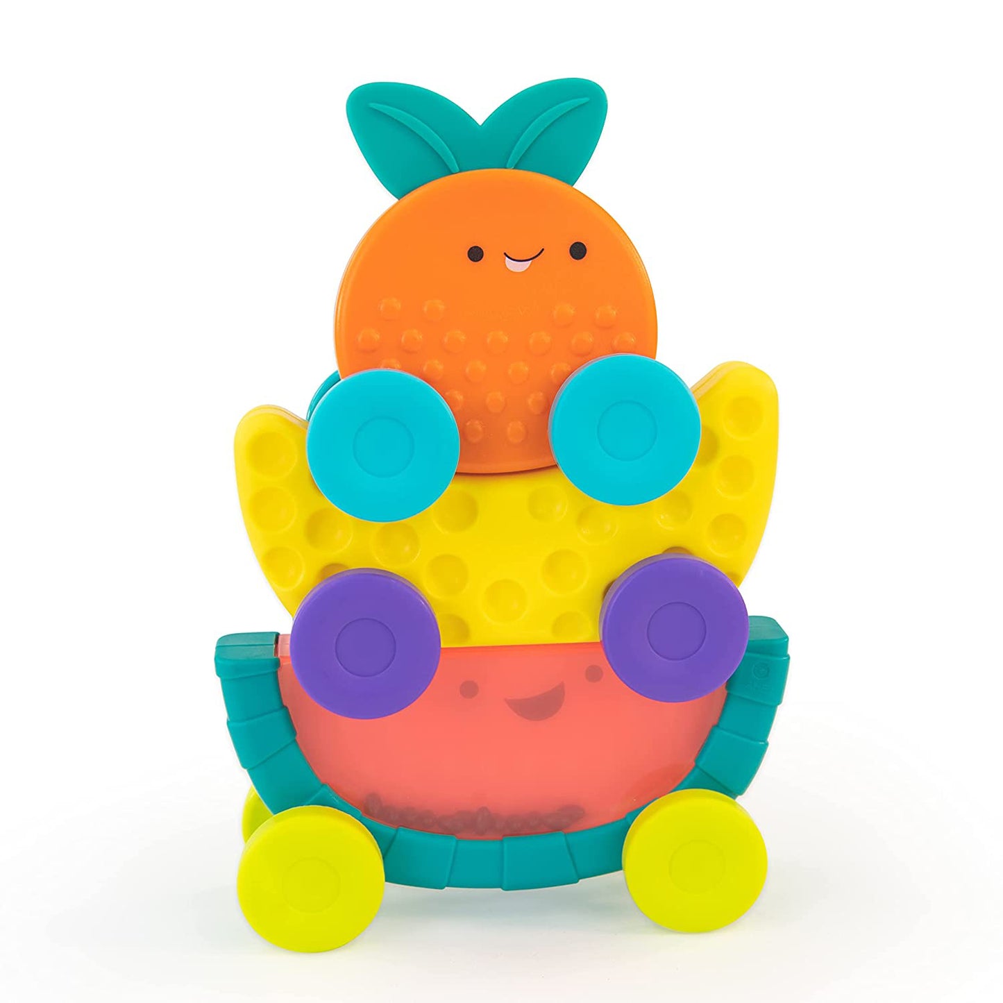 Sassy Stacking Fruit Action Cars (3-Pieces)