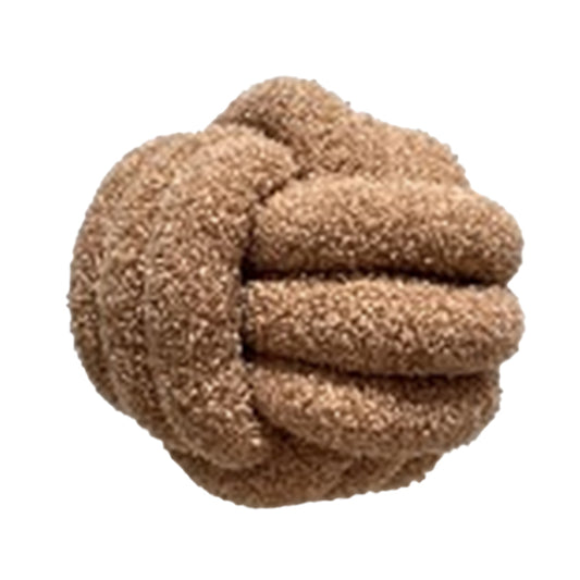 Evolved Home Sailors Knot 14" Soft Knot Pillow - Brown