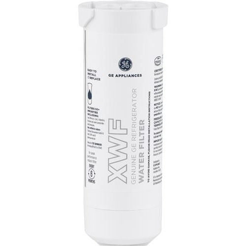 Filtro de agua para refrigerador GE XWF, color blanco