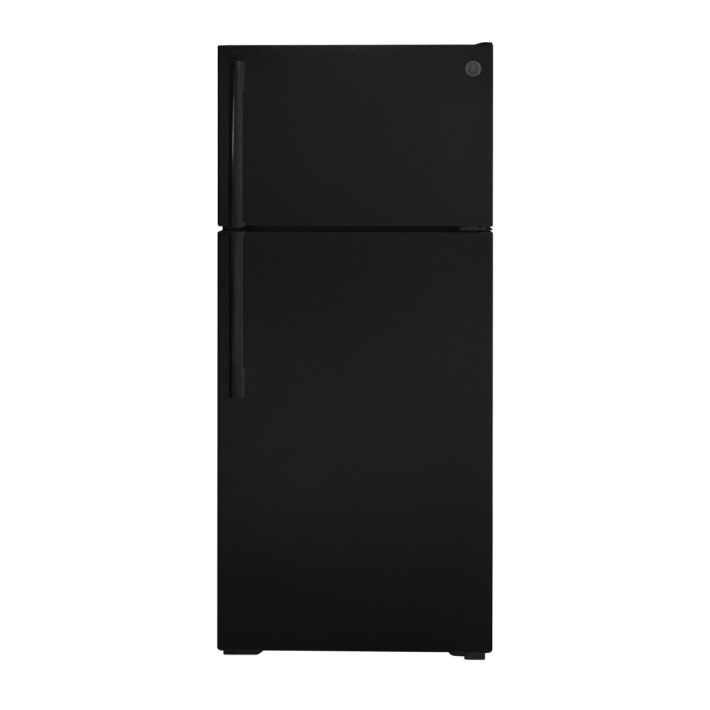 GE GTS17DTNRBB 16.6 Cu. Ft. Top Freezer Refrigerator - Black