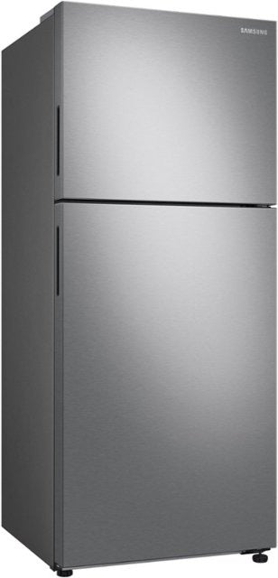 Refrigerador Samsung de acero inoxidable con congelador superior de 15,6 pies cúbicos 