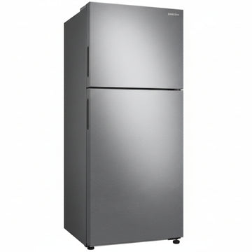 Refrigerador Samsung de acero inoxidable con congelador superior de 15,6 pies cúbicos 