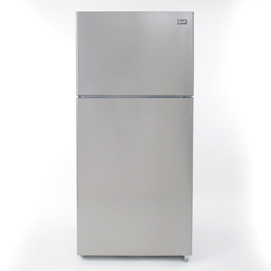 Avanti FF18D3S4 18 cu.ft. Freestanding, Top Freezer Refrigerator - Stainless Steel