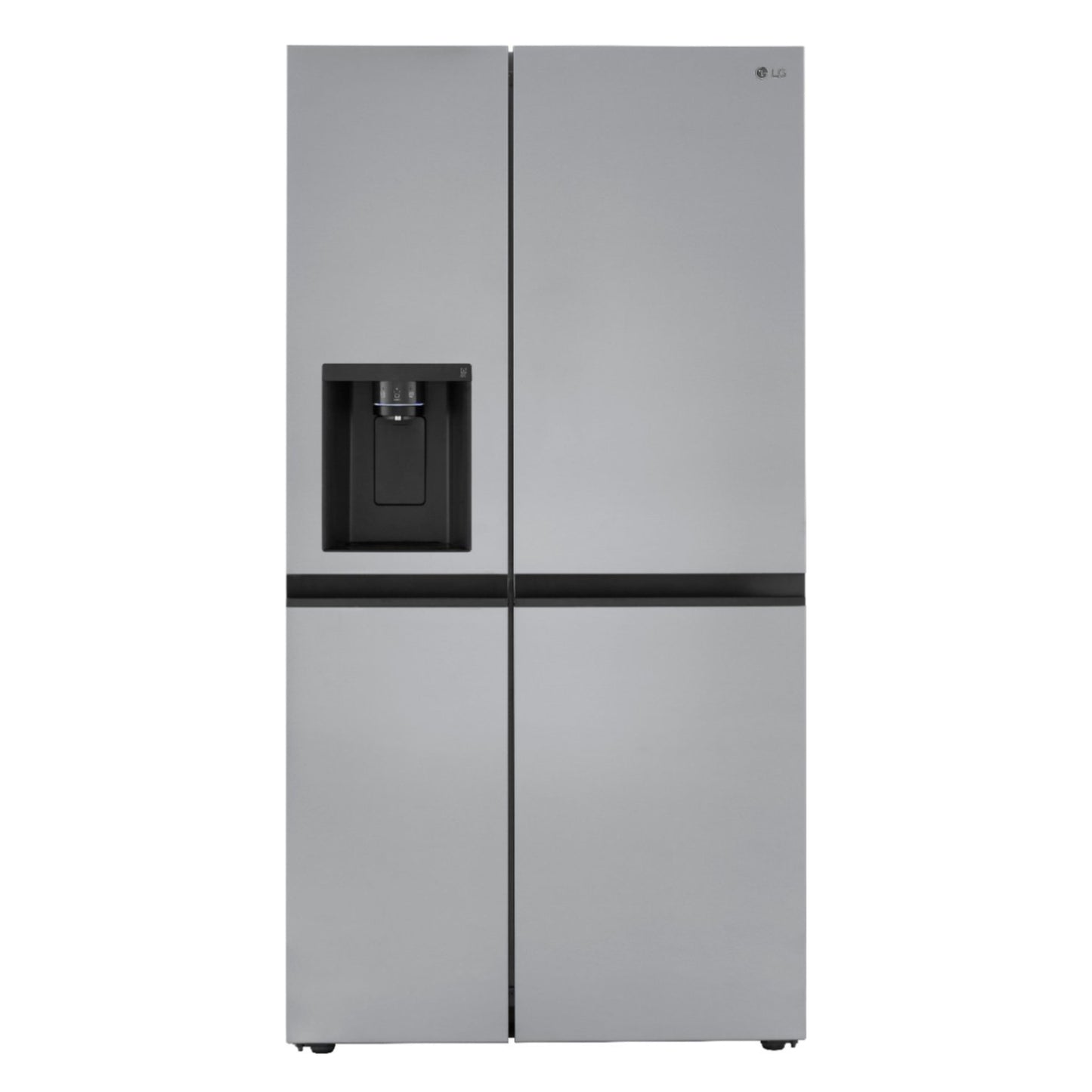 Refrigerador LG LRSXS2706S de acero inoxidable de 27 pies cúbicos de lado a lado 