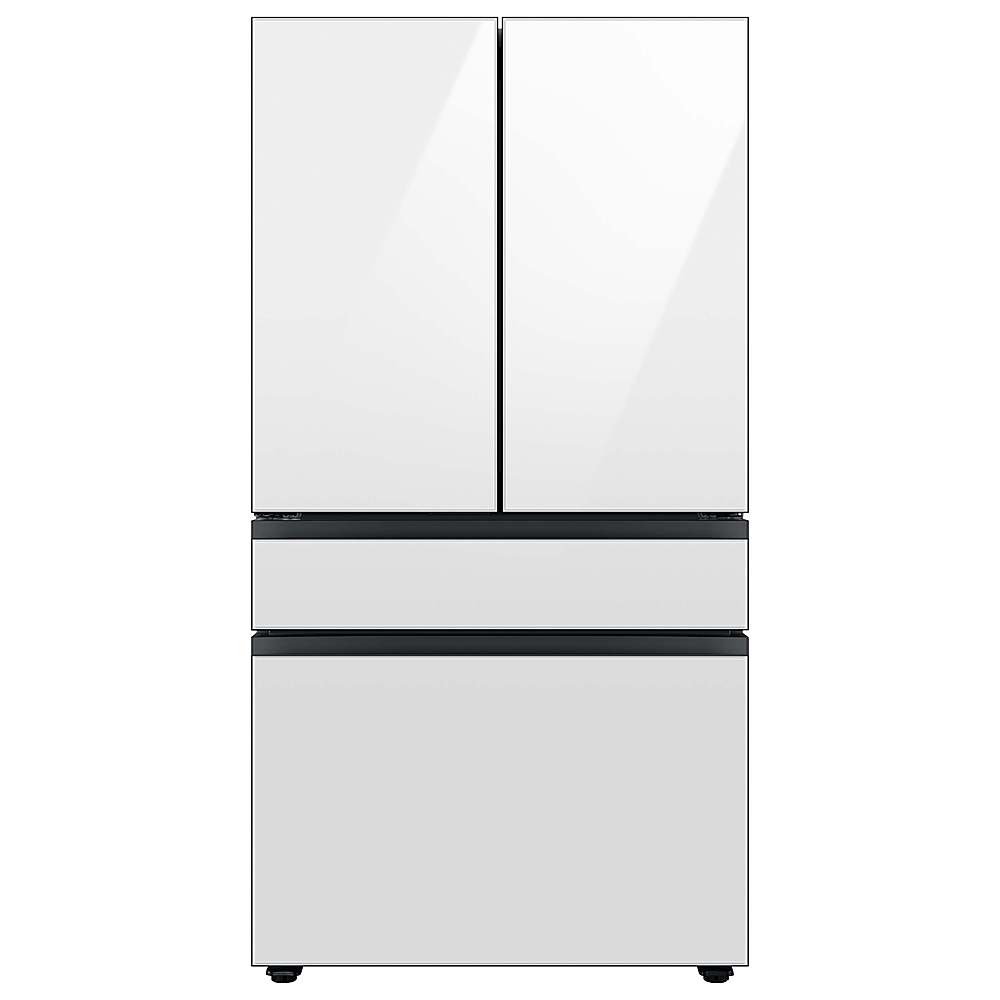 Refrigerador inteligente Samsung Bespoke RF29BB860012 de 29 pies cúbicos con puerta francesa y 4 puertas con centro de bebidas