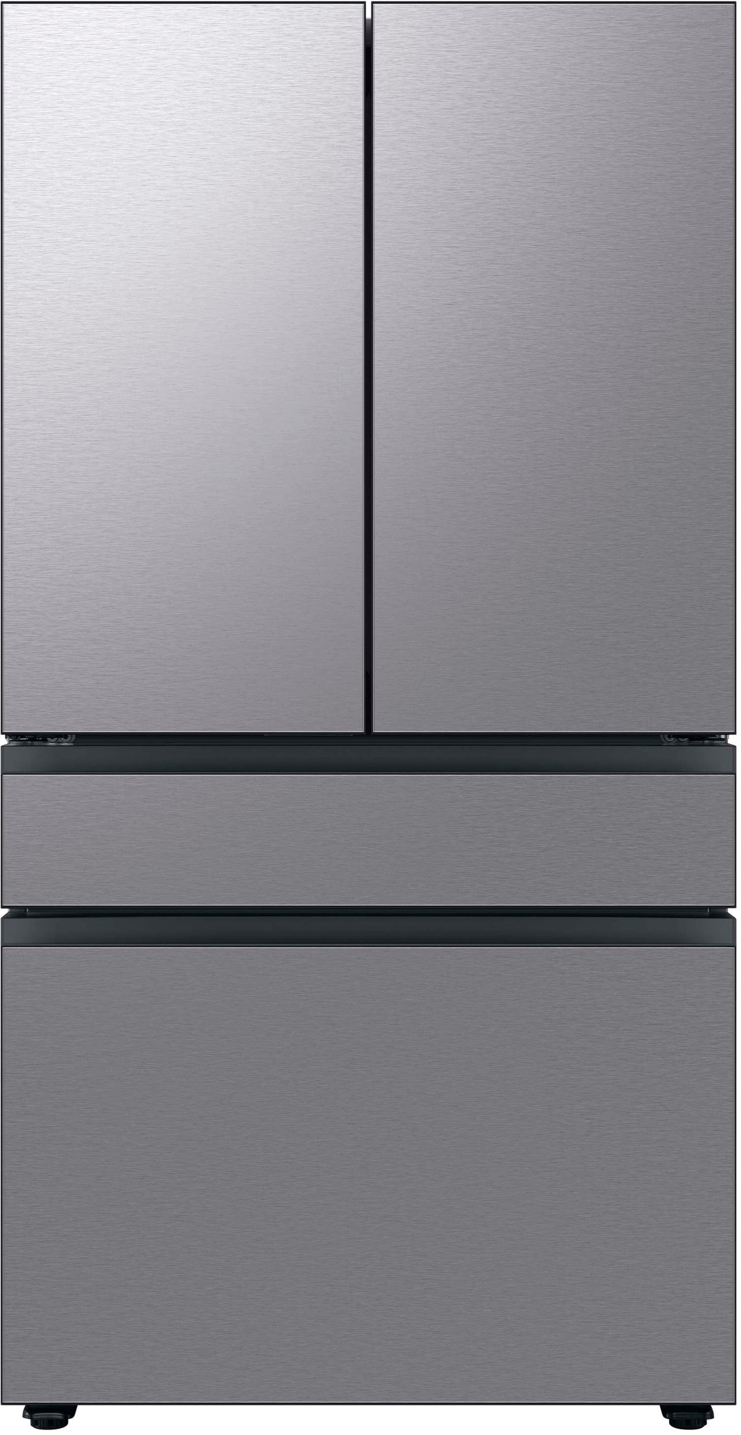 Refrigerador Samsung Bespoke RF29BB8600QL de 29 pies cúbicos y 4 puertas con puertas francesas - Acero inoxidable