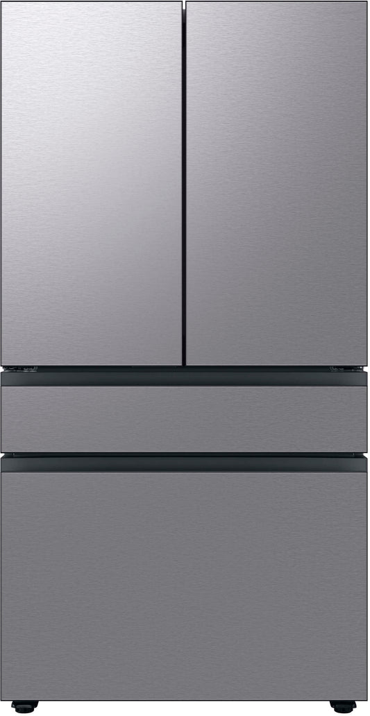 Refrigerador Samsung Bespoke RF29BB8600QL de 29 pies cúbicos y 4 puertas con puertas francesas - Acero inoxidable