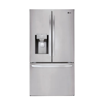 LG LRFS28XBS 28 cu. ft. 3-Door French Door Refrigerator with Ice and Water Dispenser - Silver