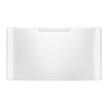 GE 16" Front Load Pedestal-White - Curacao