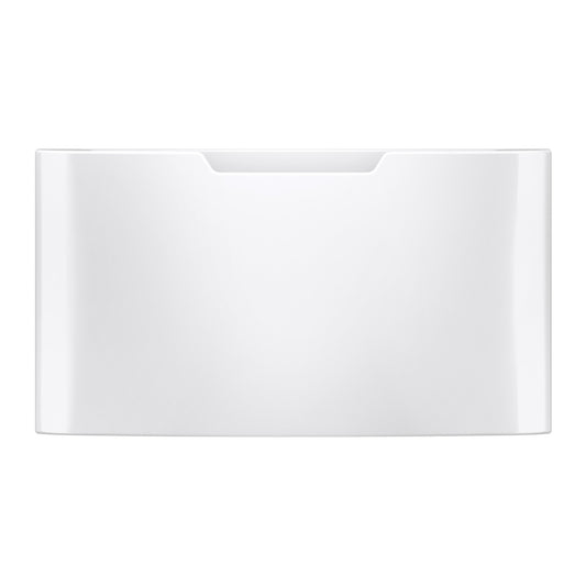 Pedestal de carga frontal GE de 16" - Blanco