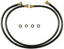 Manguera de entrada de goma para lavadora GE WH41X10207 de 4 pies (juego de 2), color negro