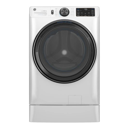 GE GFW655SSVWW 5.0 cu.ft. Smart Front Load Steam Washer with SmartDispense - White