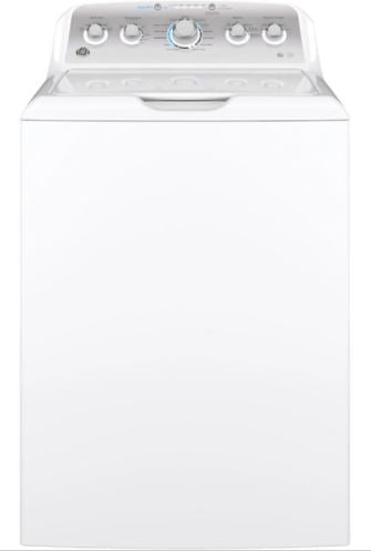 GE GTW500ASNWS 4.6 cu. ft. Top Load Washer with Stainless Steel Basket - White - Curacao