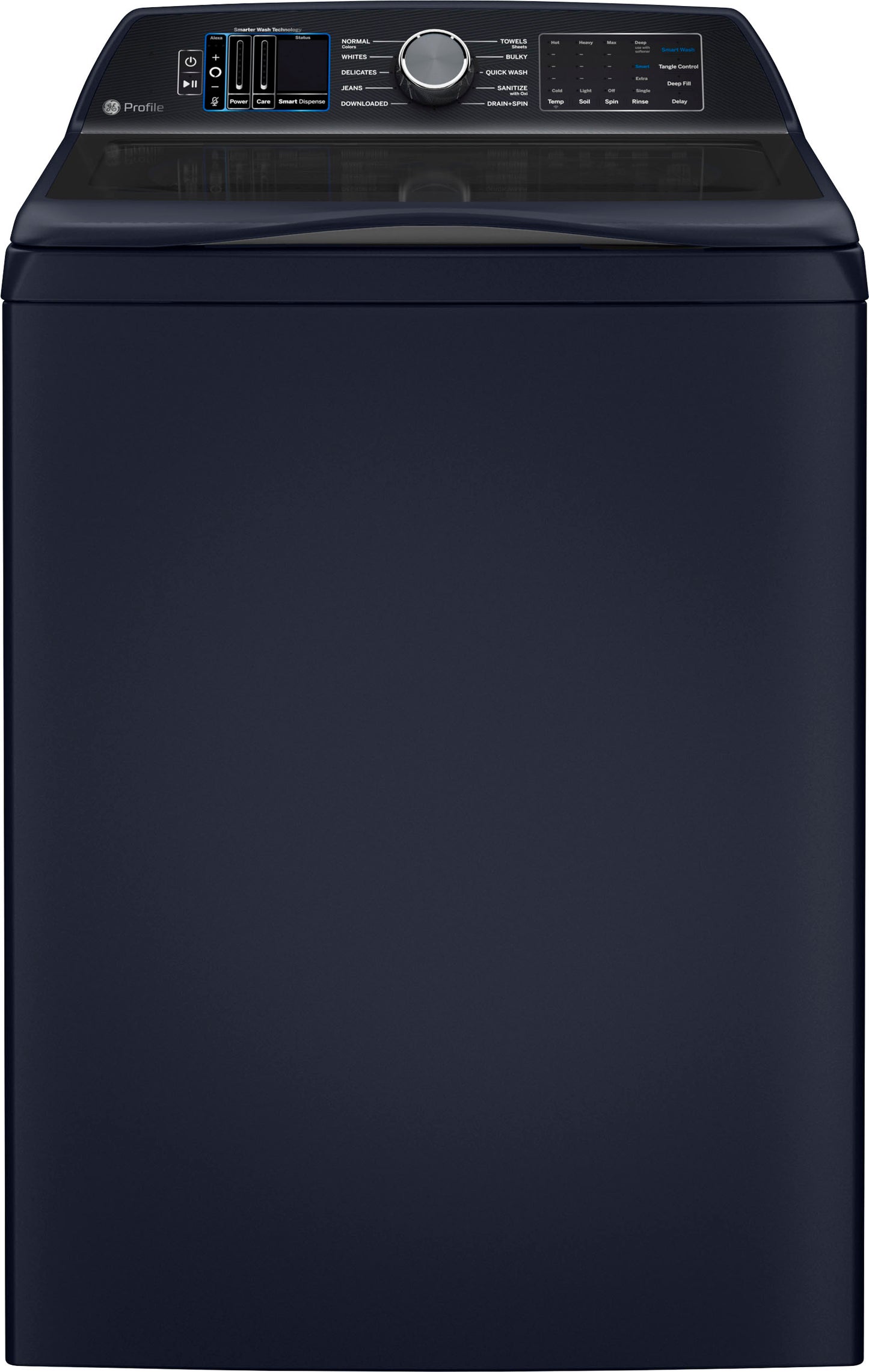 GE PTW900BPTRS 5.4 cu. ft. Top Load Washer with Smarter Wash Technology - Sapphire Blue, ENERGY STAR certified