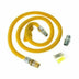 GE PM15X113 4ft Universal Gas Range Connector Kit with Auto Shutoff - Curacao
