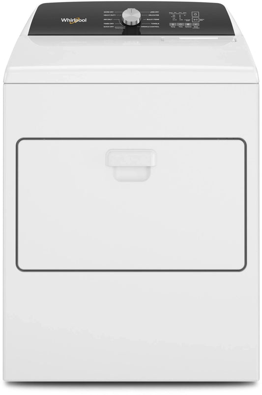 Whirlpool WED5010LW 7 cu. ft. Top Load Electric Moisture Sensing Dryer - White, ENERGY STAR certified