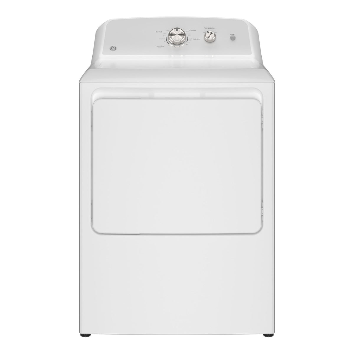 GE GTD38EASWWS 7.2 cu. ft. Top Load Electric Dryer with Up To 120 ft. Venting - White