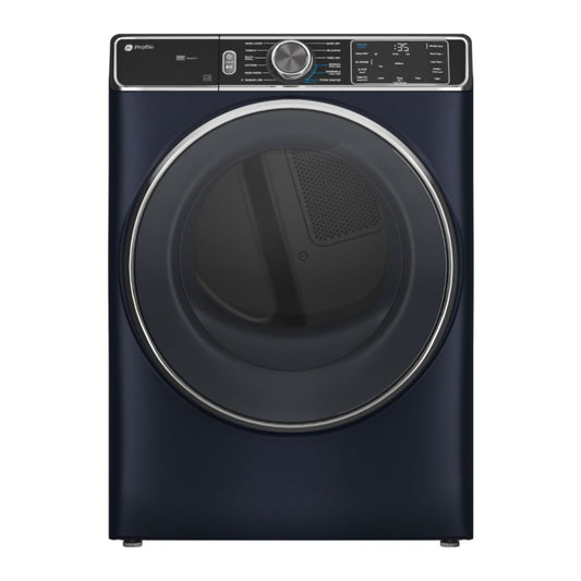 GE Profile PFD87GSPVRS 7.8 cu. ft. Smart Front Load Gas Dryer with Steam and Sanitize Cycle - Blue