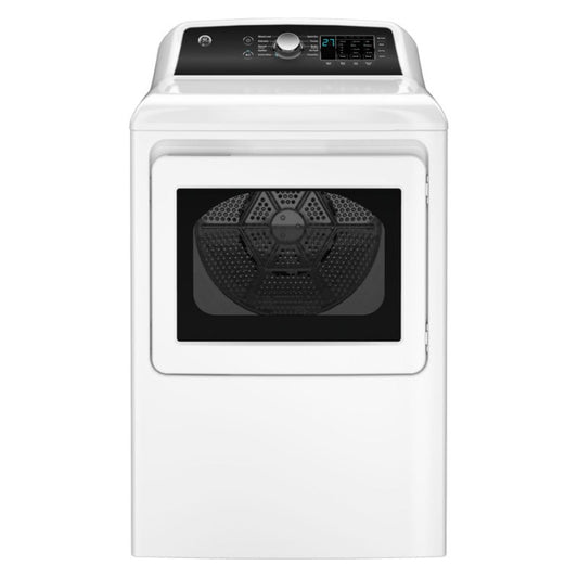 GE GTD58GBSVWS 7.4 cu. ft.Top Load Gas Dryer with Up To 120 ft. Venting - White