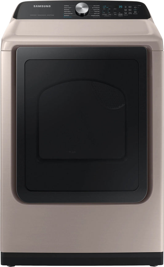 Samsung DVG52A5500C 7.4 cu.ft. Smart Gas Dryer with Steam Sanitize+ - Champagne