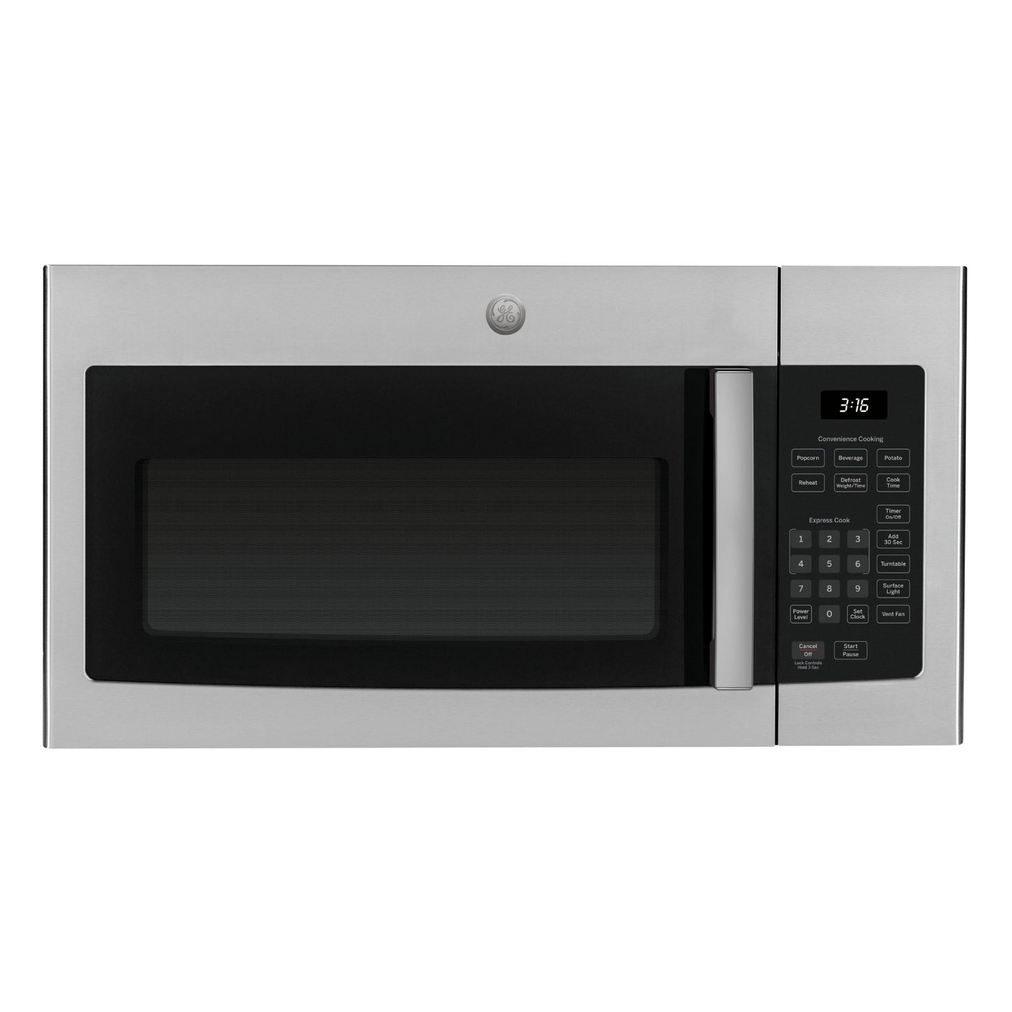 GE JVM3160RFSS 1.6 cu. ft. Over-the-Range Microwave Oven - Stainless Steel